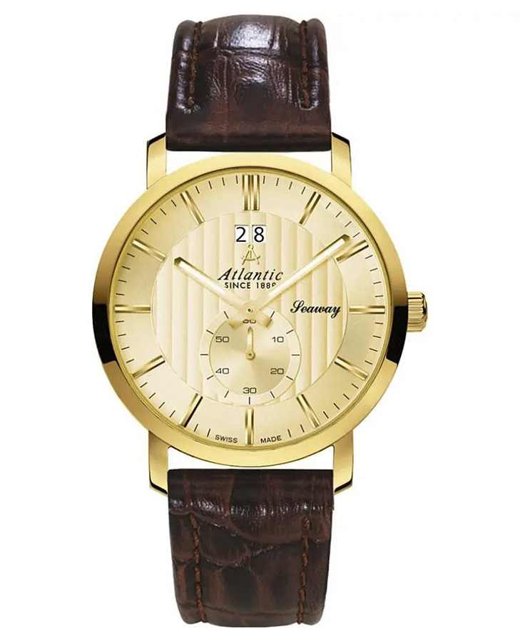 Часы Atlantic Seaway 63360.45.31 — мужские, золотистый