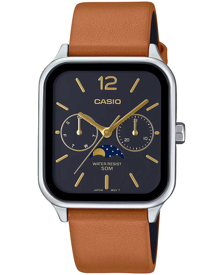 Часы Casio Collection MTP-M305LC-1A — мужские, черный