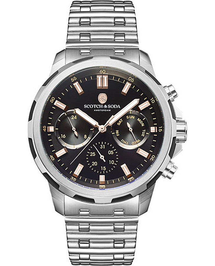 Часы Scotch&Soda SSM.113D — мужские, черный