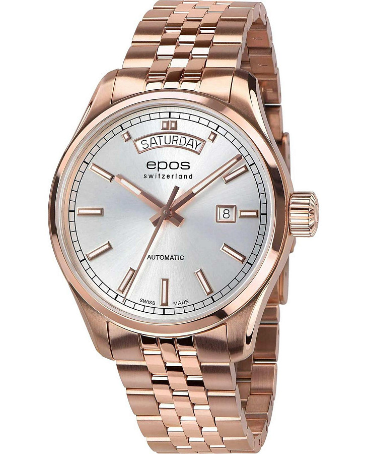 Часы Epos Passion 3501.142.24.98.34 — мужские, серебристый