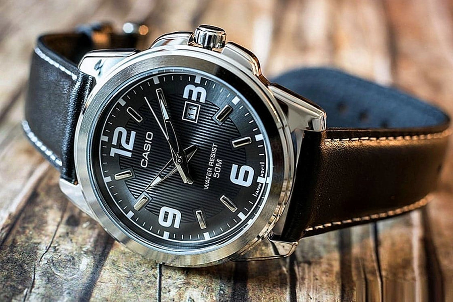 Часы Casio Collection LTP-1314L-8A — женские, черный