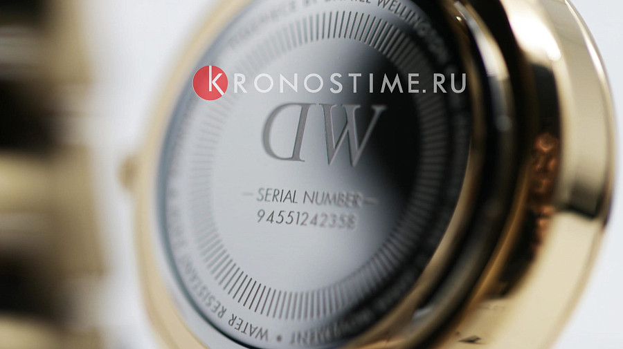 Часы Daniel Wellington Iconic Link Amber DW00100462 — женские, золотистый