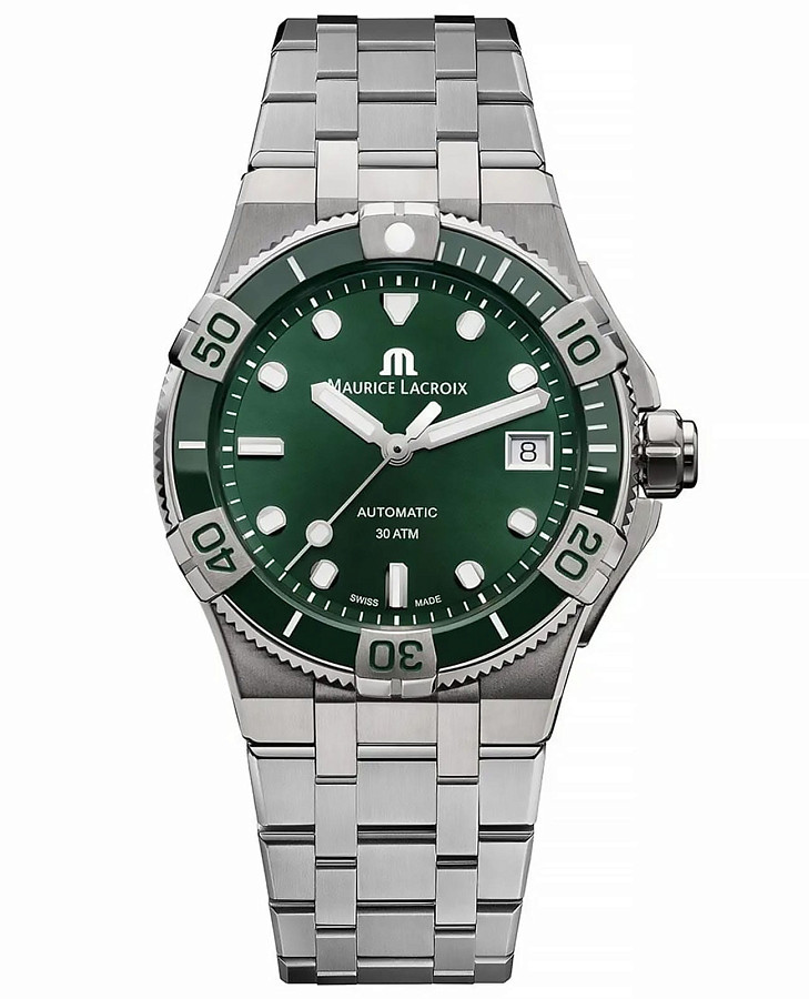 Часы Maurice Lacroix Aikon Venturer AI6057-SSL52-630-1 — женские, зеленый