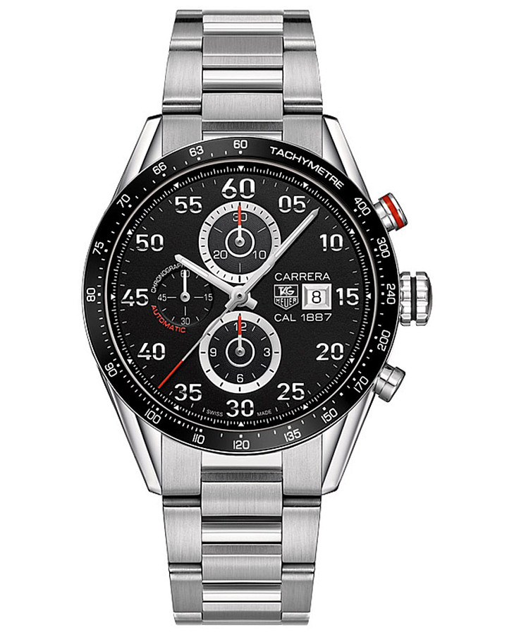 Часы TAG Heuer Carrera CAR2A10.BA0799 — мужские, черный