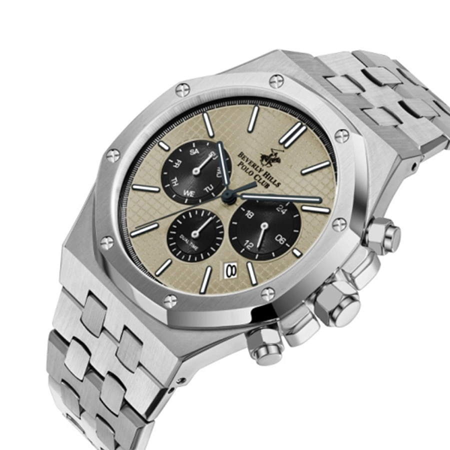 Часы Beverly Hills Polo Club BP3051X.360 — кварцевые, сталь металл