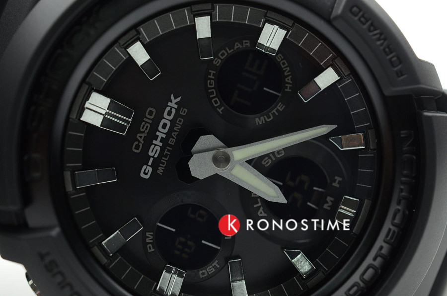 Часы Casio G-Shock GAW-100B-1A — черный, сталь металл пластик