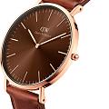 Шведские наручные часы Daniel Wellington Classic St Mawes Amber Rose Gold DW00100627, фото 2