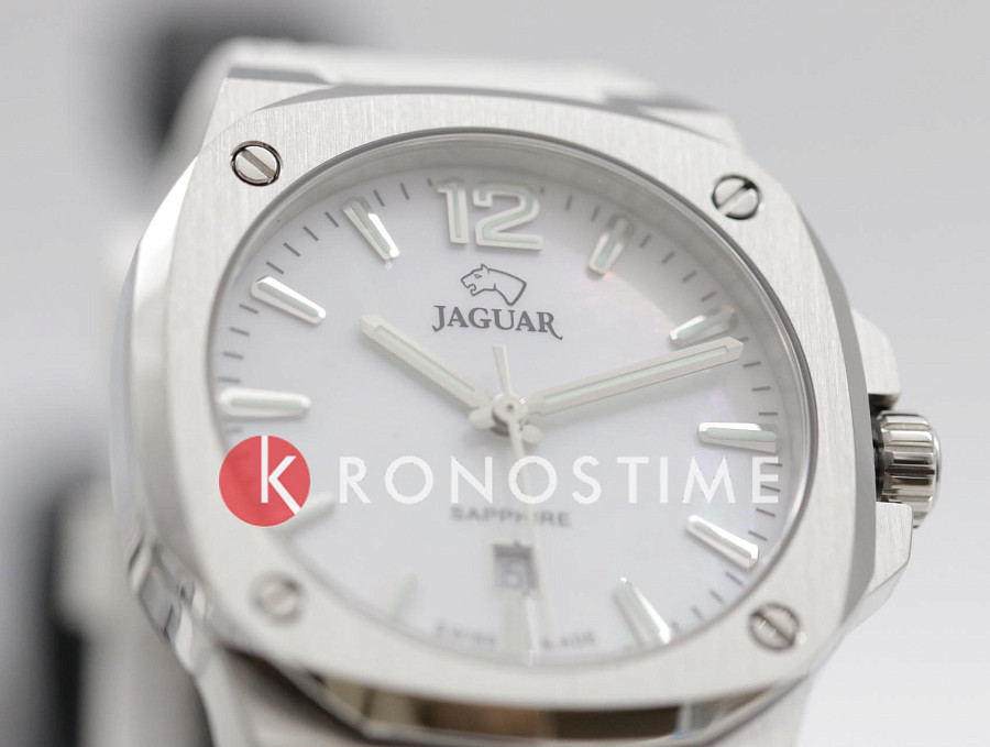 Часы Jaguar Rond Carre J1032/1 — кварцевые, металл сталь