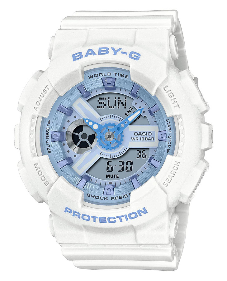 Часы Casio Baby-G BA-110XBE-7ADR (BA-110XBE-7A) — женские, белый