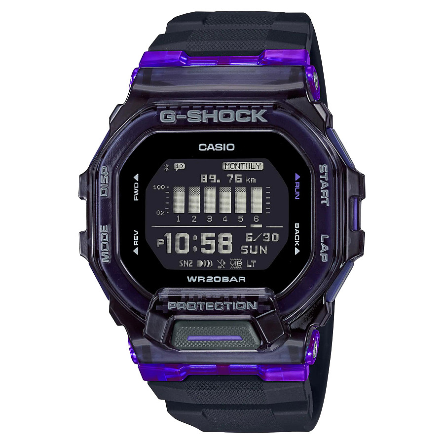 Часы Casio G-Shock GBD-200SM-1A6DR (GBD-200SM-1A6) — мужские, черный