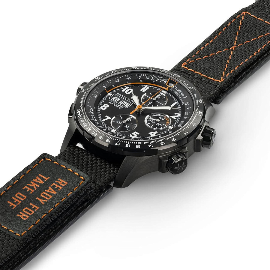 Часы Hamilton Khaki Aviation X-Wind Auto Chrono Air Zermatt Exclusive Edition H89736930 — металл сталь, Швейцария