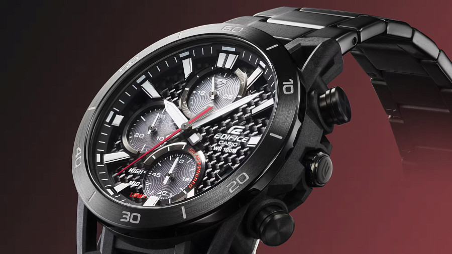 Часы Casio Edifice EQS-960DC-1AVUDF (EQS-960DC-1AV) — сталь металл, Япония