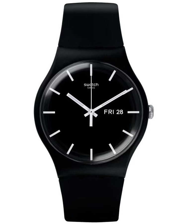 Часы Swatch New Gent Biosourced SO29B704 — женские, черный