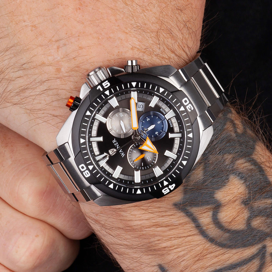Часы Wainer Sport WA.15559-A — кварцевые, сталь металл