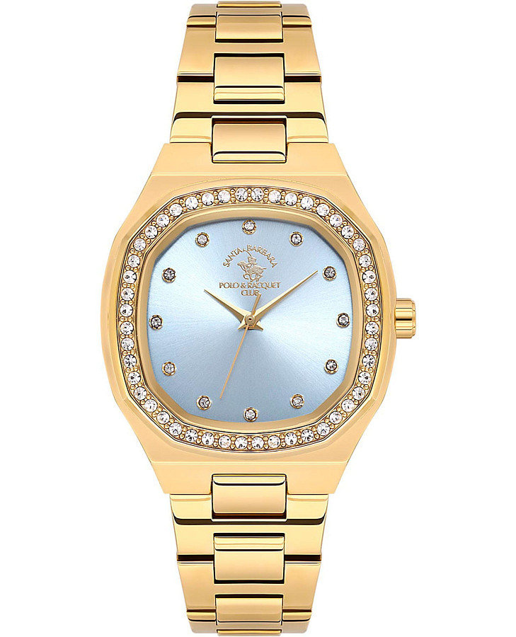 Часы Santa Barbara Polo & Racquet Club Core SB.1.10625-4 — женские, голубой