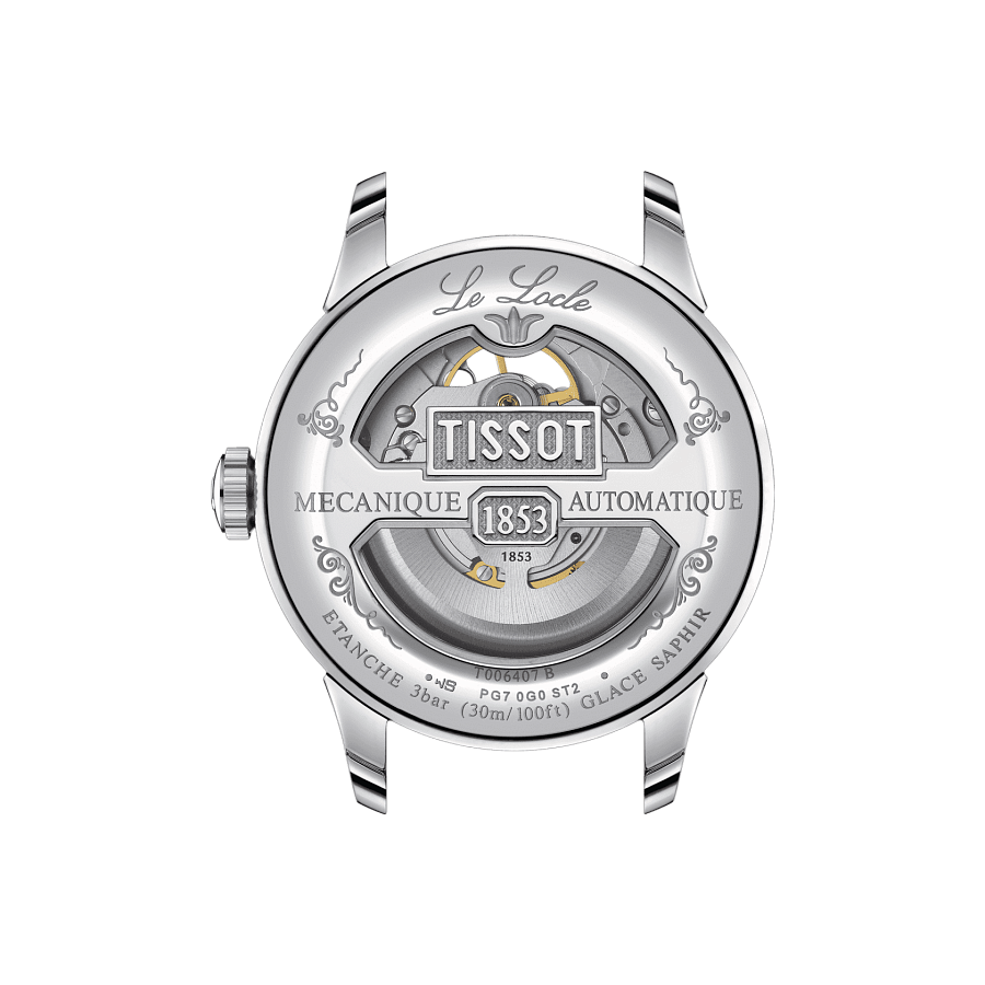 Часы Tissot Le Locle Powermatic 80 Open Heart T006.407.16.033.01 — артикул T0064071603301