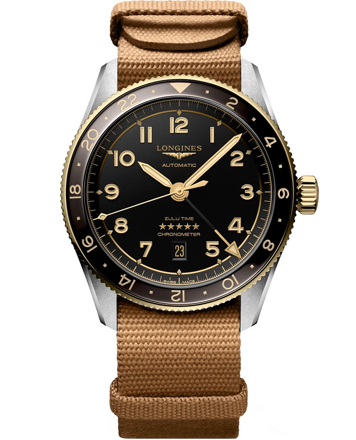 Часы Longines Spirit L3.812.5.53.9 — мужские, черный