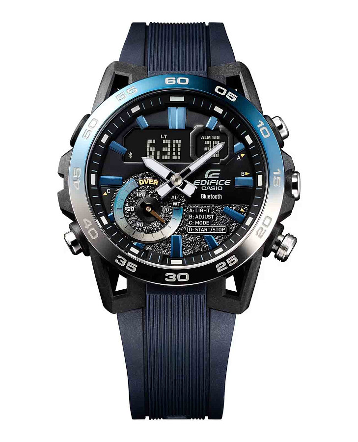 Часы Casio Edifice Sospensione ECB-40NP-1ADF (ECB-40NP-1A) — полимер, мужские