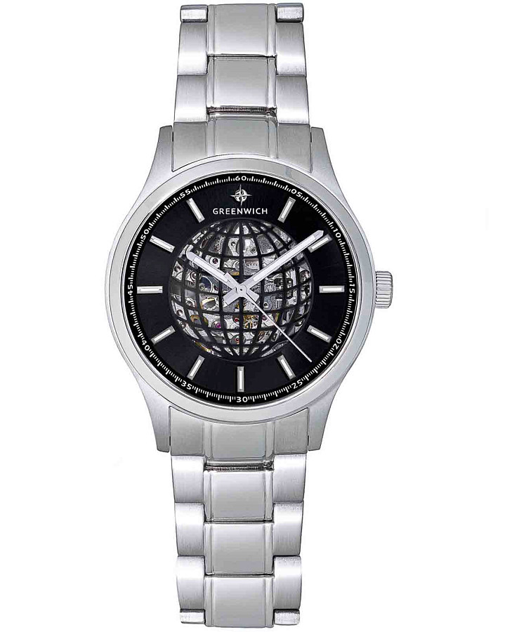 Часы Greenwich Globe GW 056.10.31 — мужские, черный