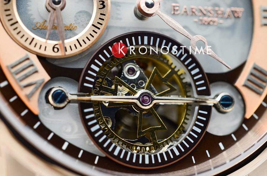 Часы Earnshaw Longitude ES-8063-02 — кожаный, мужские