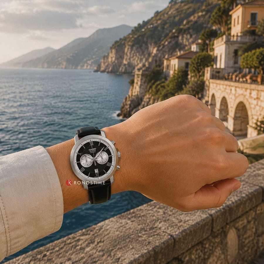 Часы Casio Collection Beside BMS-500L-1A — кварцевые, сталь металл
