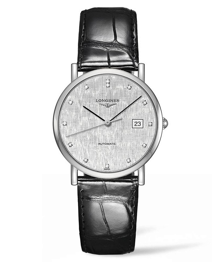 Часы Longines Elegant Collection L4.809.4.77.2 — женские, серебристый