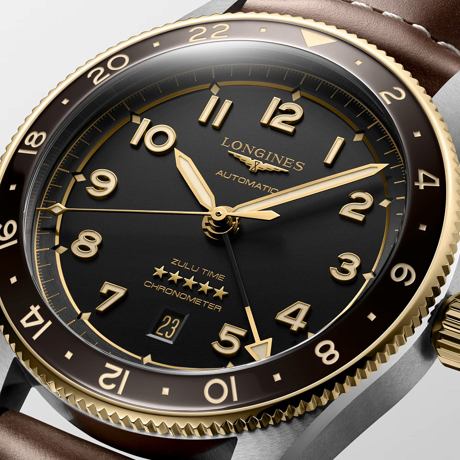 Часы Longines Spirit L3.812.5.53.2 — механические, сталь металл золото