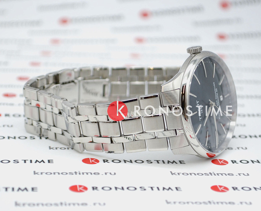 Часы Tissot Chemin des Tourelles Powermatic 80 T139.407.11.091.00 — мужские, кожаный