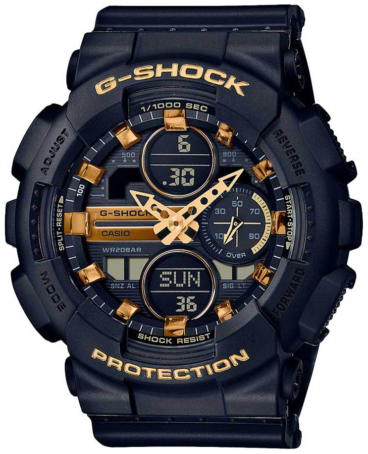Часы Casio G-Shock GMA-S140M-1ADR (GMA-S140M-1A) — женские, черный