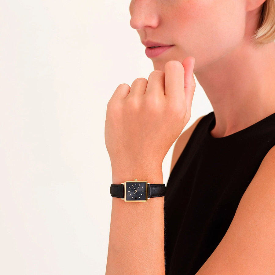Часы Rosefield Boxy XS QBBLG-Q53 — сталь металл, США