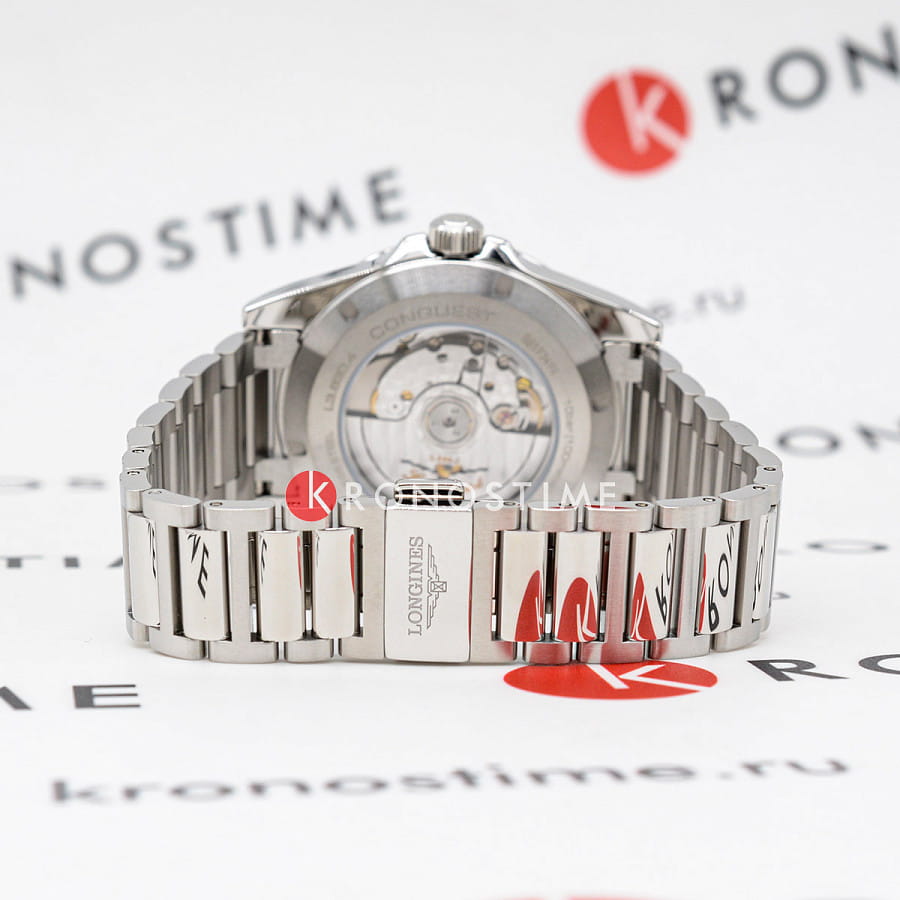 Часы Longines Conquest L3.830.4.97.6 — нержавеющая сталь, мужские