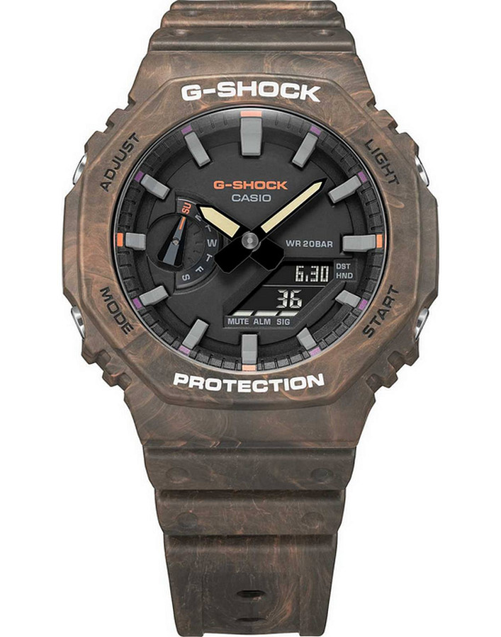 Часы Casio G-Shock GA-2100FR-5A — пластик, Япония