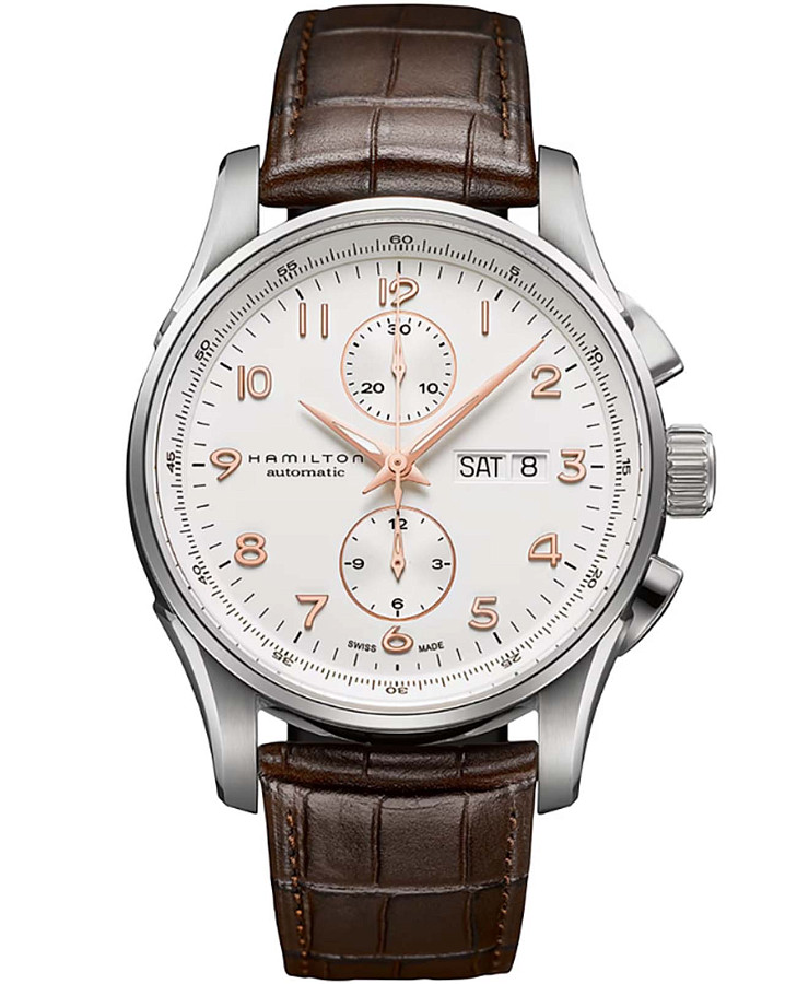 Часы Hamilton Jazzmaster Maestro Auto Chrono H32766513 — мужские, белый