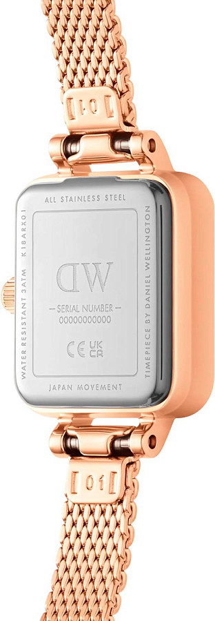 Часы Daniel Wellington Quadro Mini Melrose Emerald DW00100648 — металл сталь, Швеция