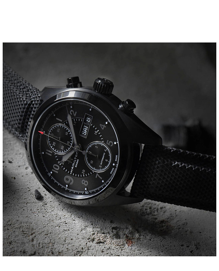 Часы Hamilton Khaki Field Auto Chrono H71626735 — Швейцария, механические