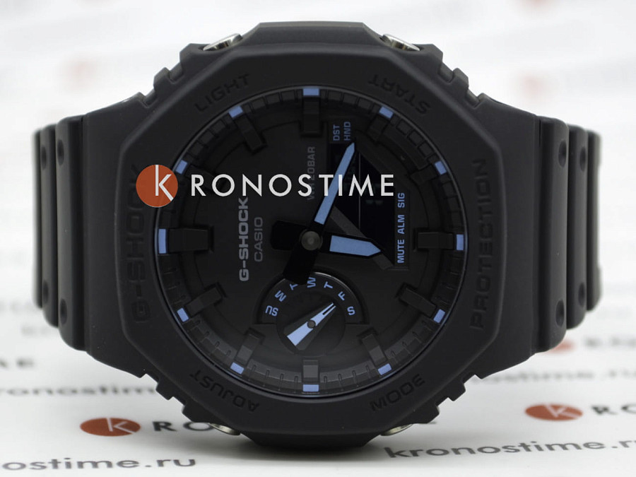 Часы Casio G-Shock GA-2100-1A2DR (GA-2100-1A2) — мужские, пластик