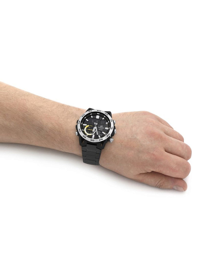 Часы Casio Edifice ECB-40DC-1ADF (ECB-40DC-1AEF) — кварцевые, сталь металл