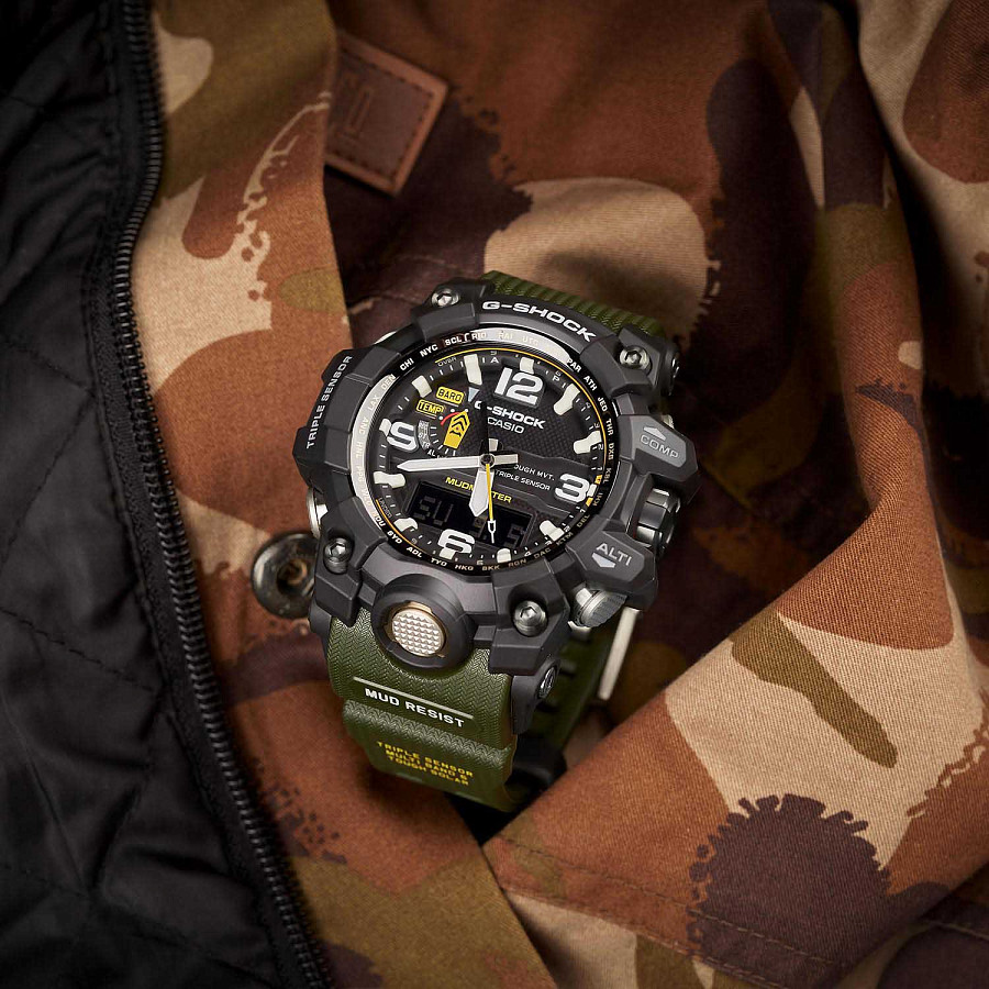 Часы Casio G-Shock GWG-1000-1A3 — мужские, электронные