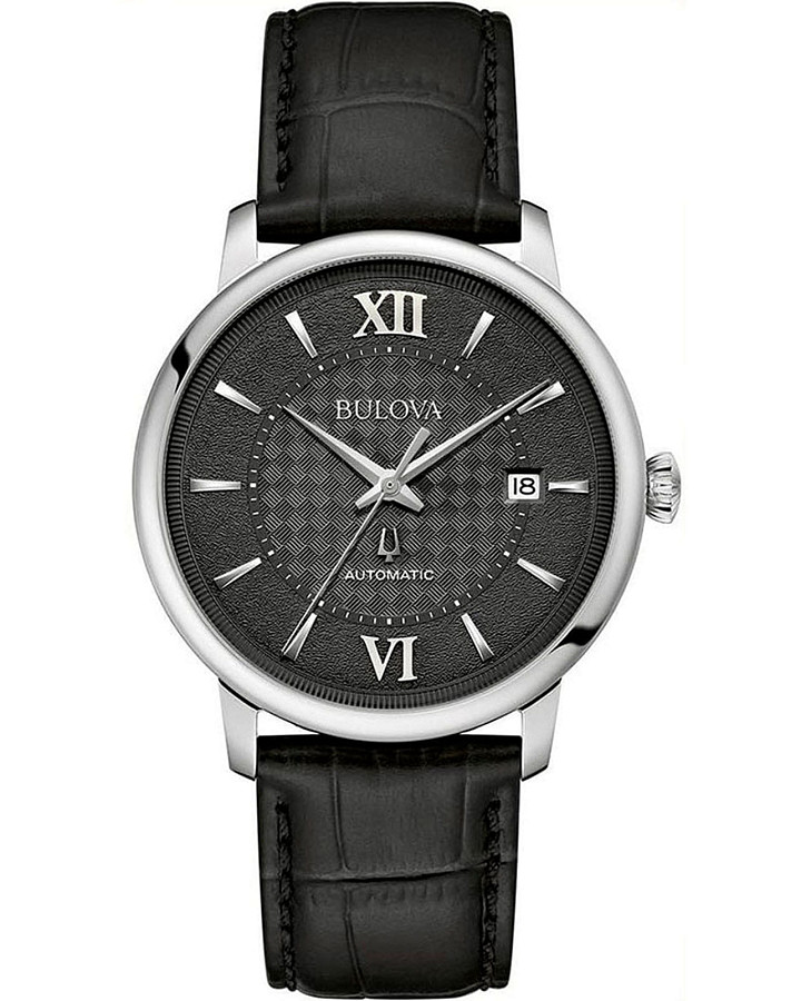Часы Bulova Hudson 96B441 — мужские, черный