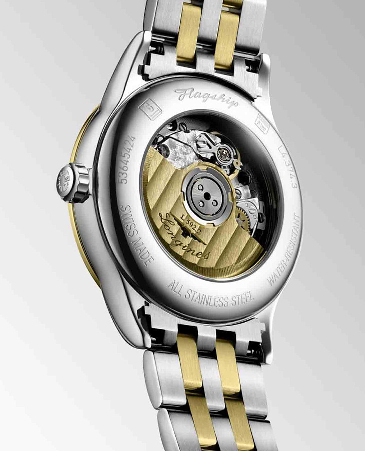 Часы Longines Flagship L4.374.3.27.7 — механические, металл сталь