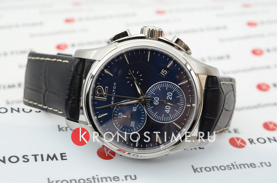 Часы Hamilton Jazzmaster Chrono Quartz H32612741 — кварцевые, Швейцария, мужские