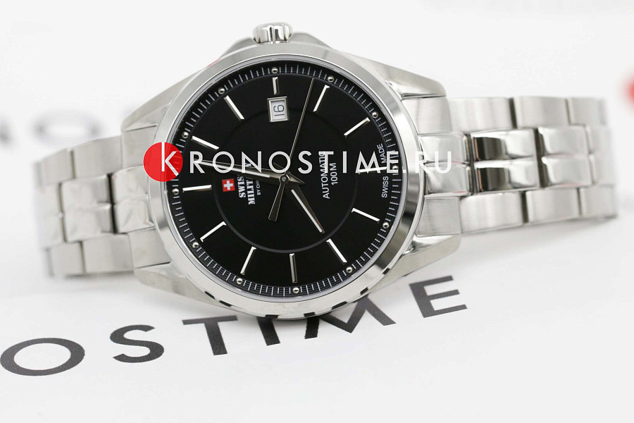 Часы Swiss Military by Chrono SMA34085.01 — металл сталь, Швейцария