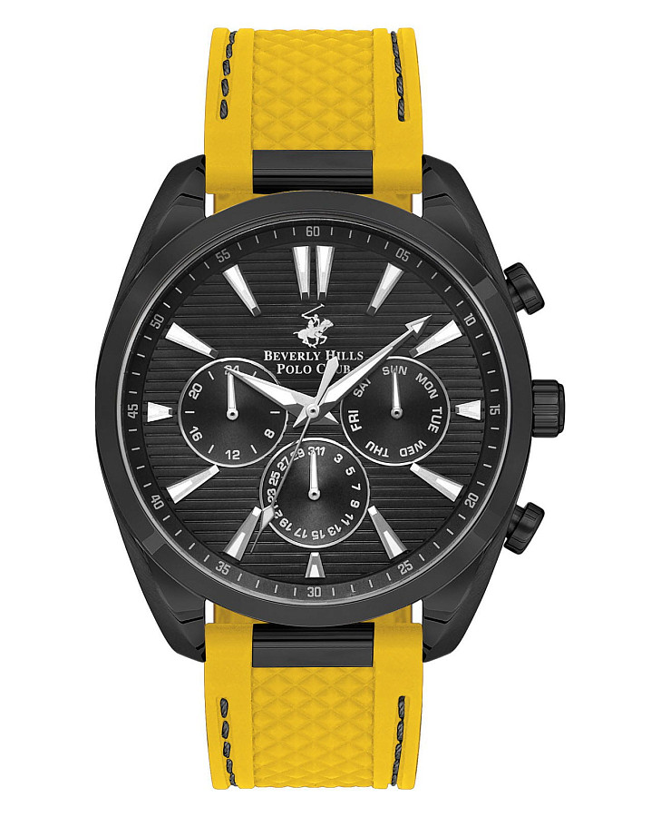 Часы Beverly Hills Polo Club BP3337X.654 — мужские, желтый