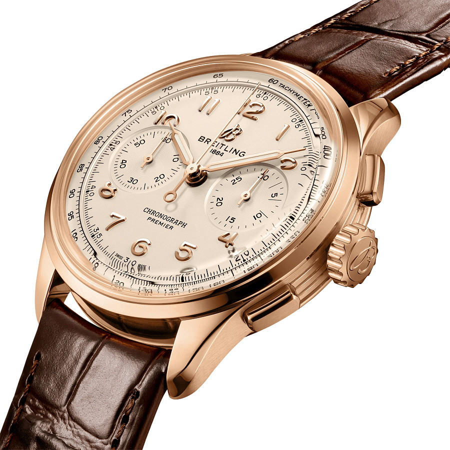 Часы Breitling Premier B09 Chronograph 40 RB0930371G1P1 — механические, золото