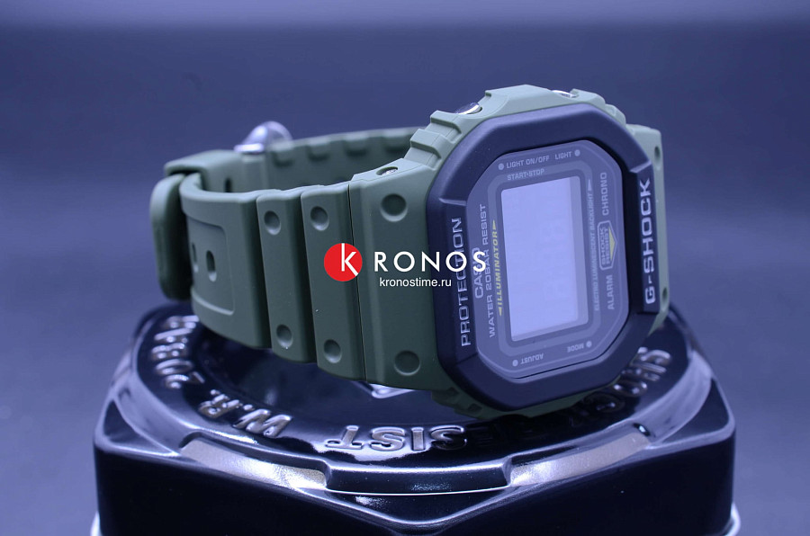 Часы Casio G-Shock DW-5610SU-3DR (DW-5610SU-3E) — черный, электронные