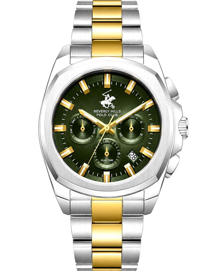 Часы Beverly Hills Polo Club BP3907X.270 — мужские, зеленый