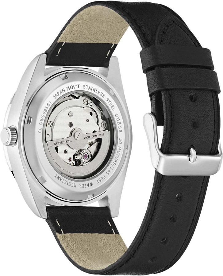 Часы Guess Dress Connoisseur Automatic GW0985G1 — мужские, кожаный