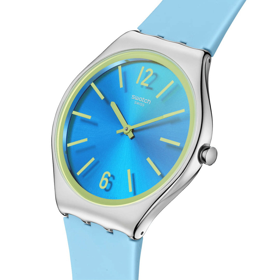 Часы Swatch Skin Irony SYXS156 — кварцевые, металл сталь