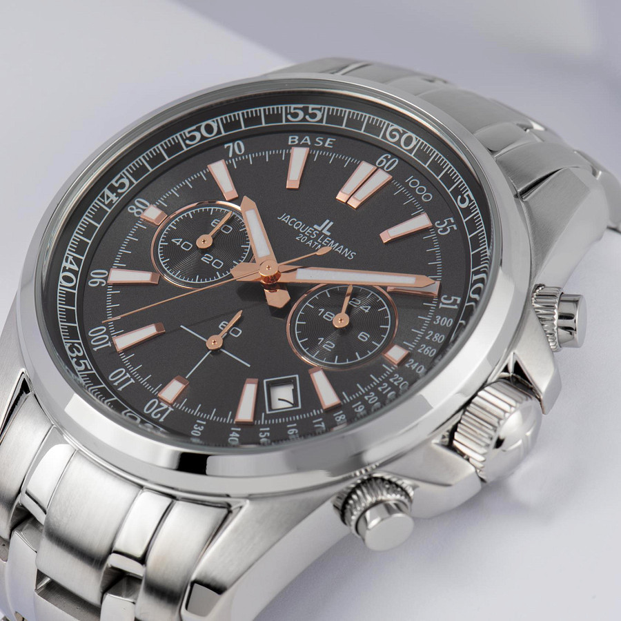 Часы Jacques Lemans Liverpool 1-2117ZE — сталь металл, Австрия