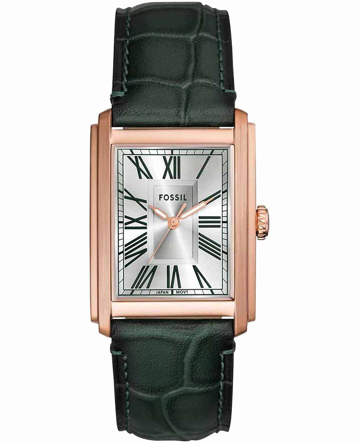 Часы Fossil Carraway FS6077 — мужские, серебристый